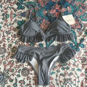 Heather gray bikini